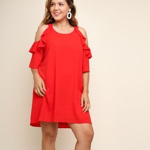 Umgee Cold Shoulder Dress - NWT